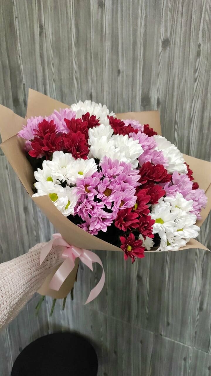 95 Кустовых Хризантем Микс